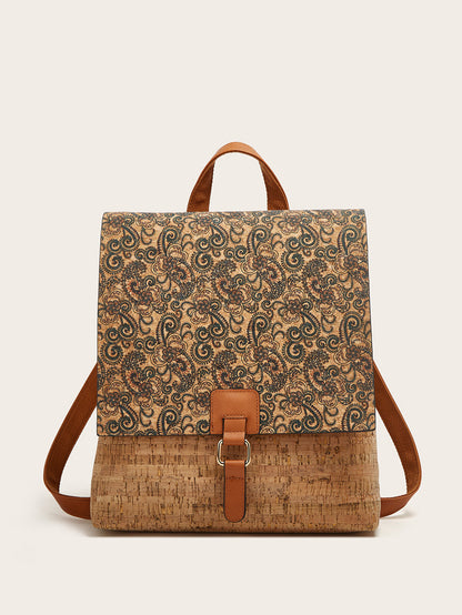 affordable luxury fashion high grade fashion retro printed backpack