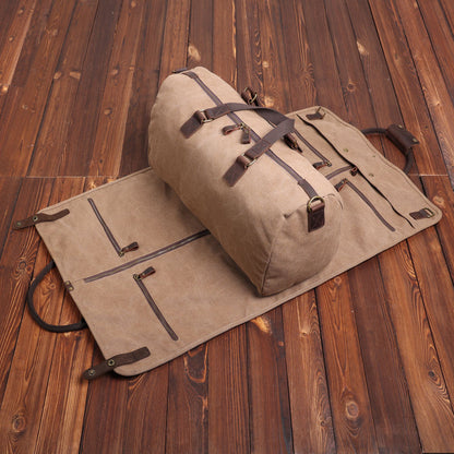 portable clothing canvas duffel bag for travel business trip