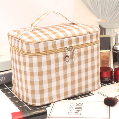 net red cosmetic bag portable large capacity travel waterproof