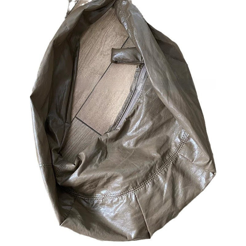 dumpling retro lazy shoulder messenger bag