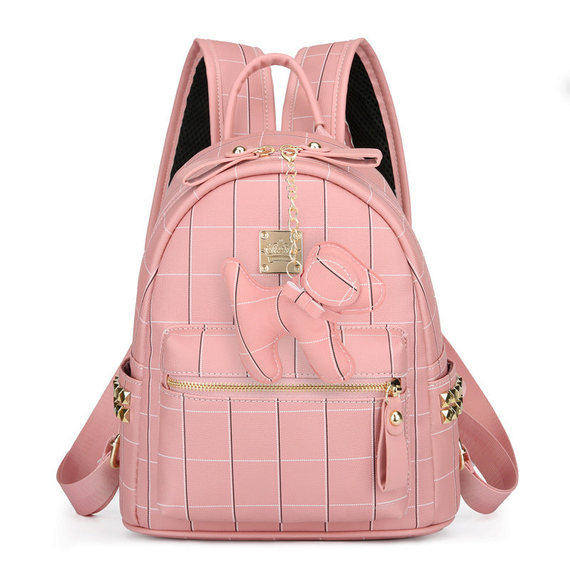 fashion ladies preppy student campus book backpack