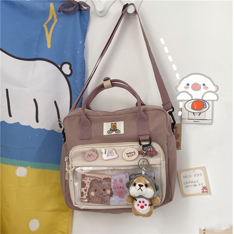 cute girl student all match one shoulder messenger bag