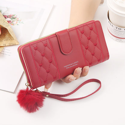 womens long niche design wallet