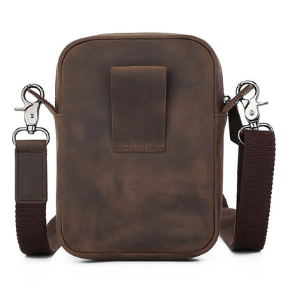 first layer steak mens one shoulder outdoor phone crossbody bag