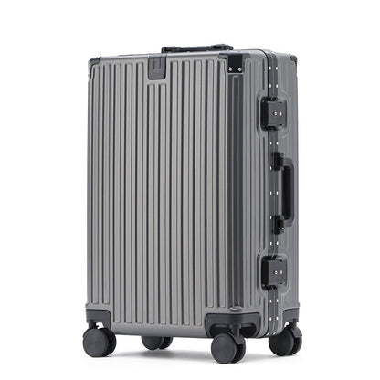 aluminum frame luggage solid extra thick and durable trolley case