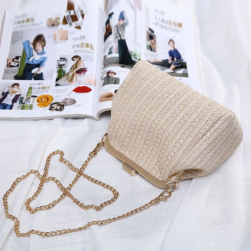 summer fashion trend straw woven bag mini