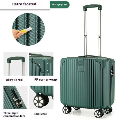 18 inch trolley case printed pattern luggage small children suitcase boarding bag suitcase