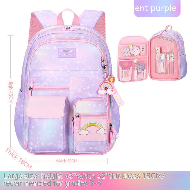 side opening cute relieve pressure childrens backpack