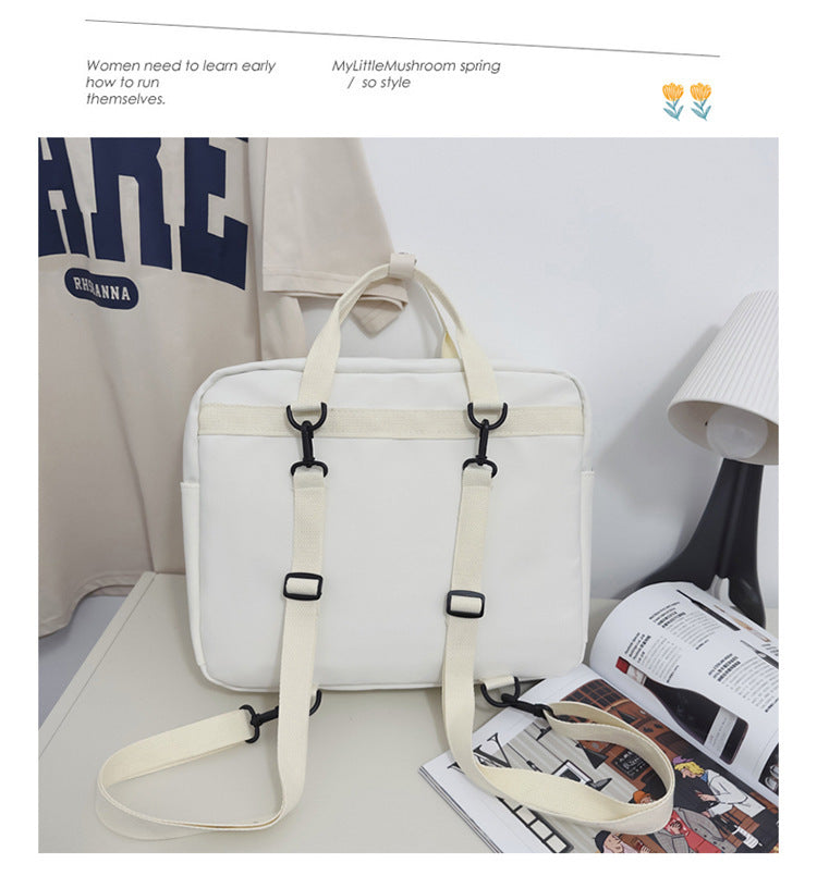 Soft Girl Cute Cartoon Teenage College Student Lightweight Tote Backpack