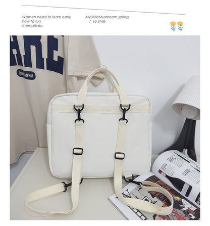 Soft Girl Cute Cartoon Teenage College Student Lightweight Tote Backpack