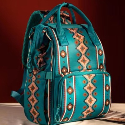 retro bohemian ethnic style backpack