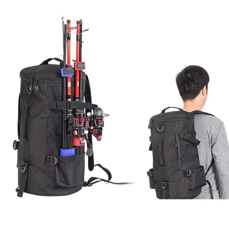 multifunctional crossbody fishing gear storage fishing rod bag
