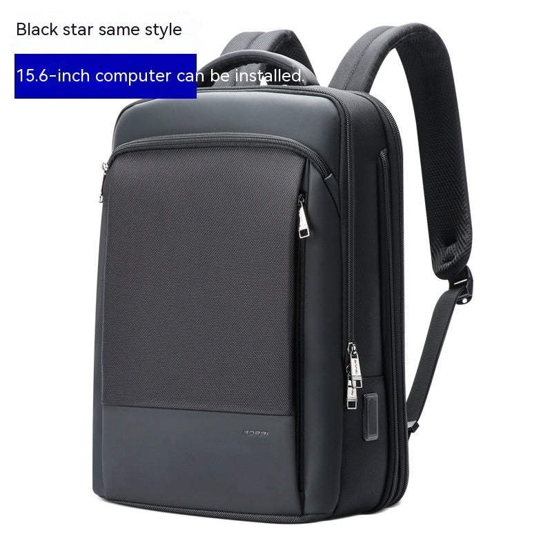 mens business multifunction usb backpack