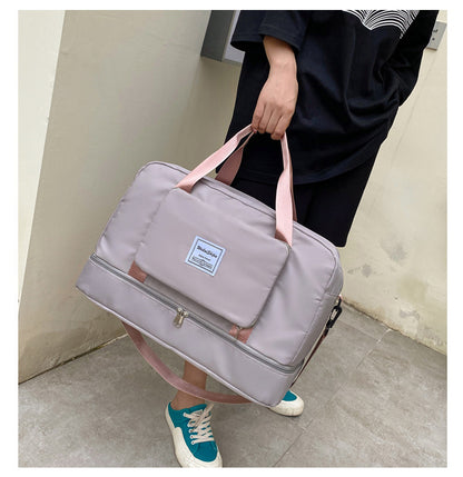 foldable travel duffel bags sports gym tote bag women