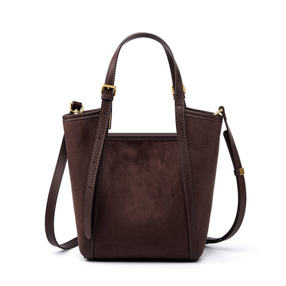 womens cowhide casual portable messenger bag