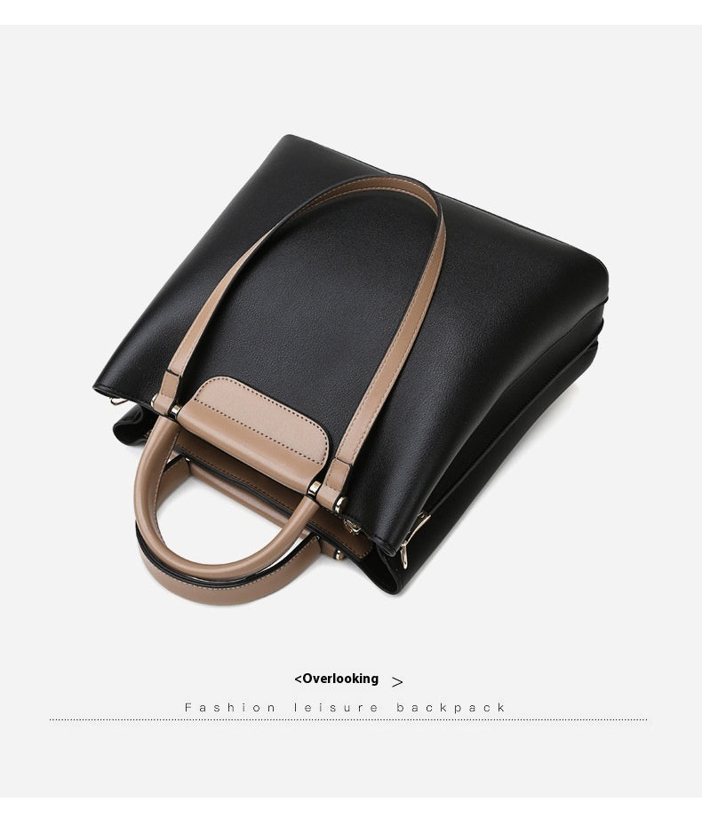 urban simple stylish textured handbag