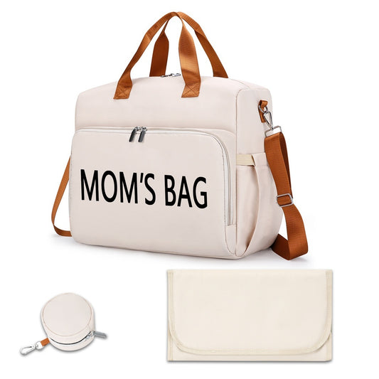 large capacity multifunctional three purpose diagonal insulated mother and baby bag