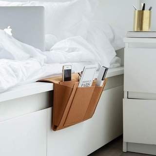 bedside mobile phone storage remote control hanging bag