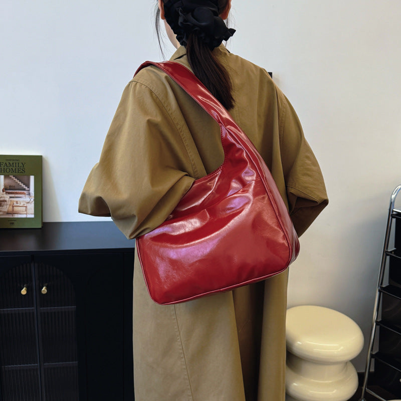 autumn and winter new simple commute underarm shoulder bag