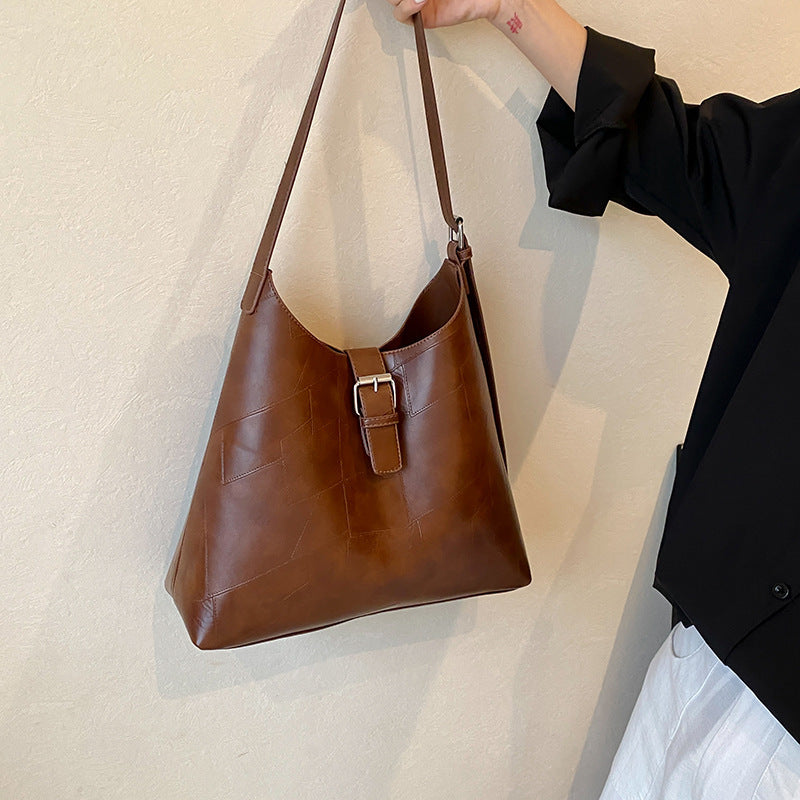 retro commuter womens bag fashion korean large capacity