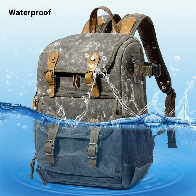 kalier digital slr camera bag waterproof canvas mens and womens backpacks