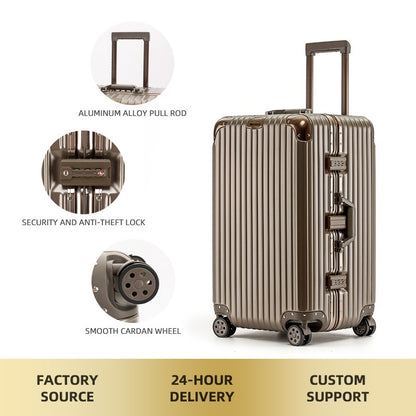 Extra-large Capacity Aluminum-frame Rolling Suitcase