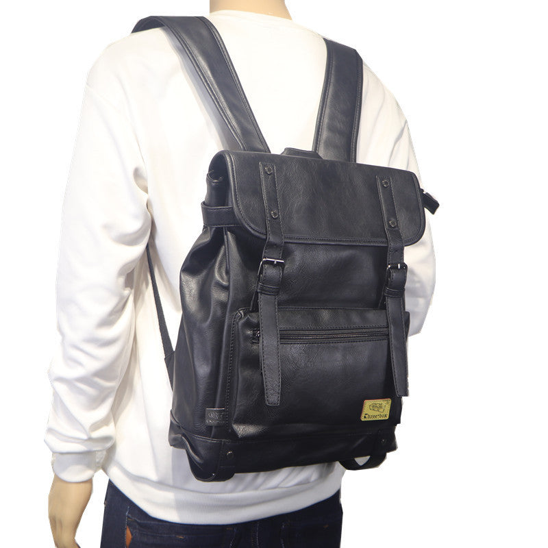 new mens backpack casual college style portable