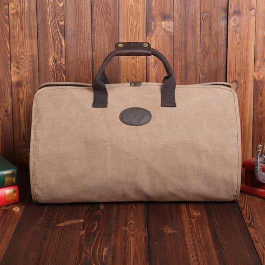 portable clothing canvas duffel bag for travel business trip