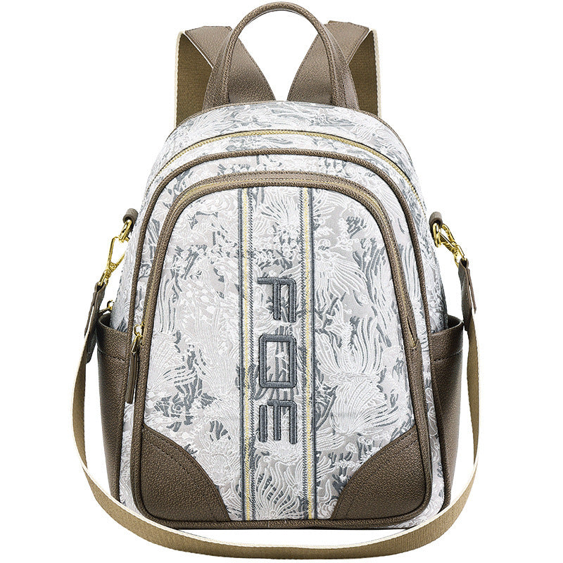 backpack trendy printed schoolbag special interest light luxury fashion all match travel backpack for women