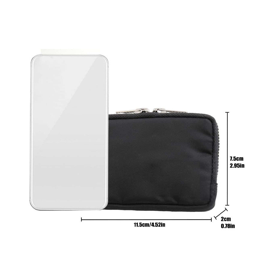 womens simple and compact multi function hand held rfid anti theft swiping wallet