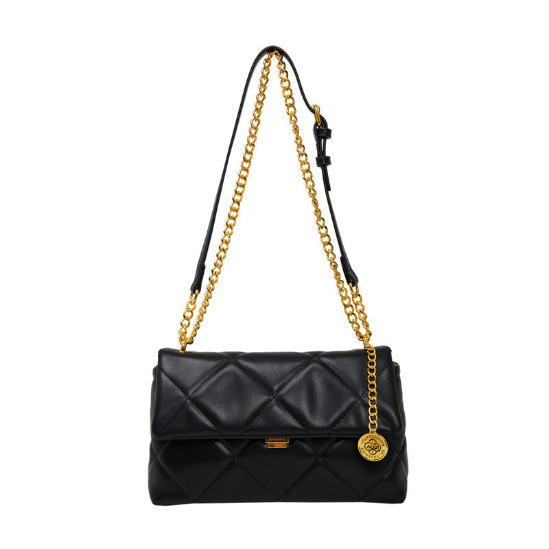 womens fashion diamond chain messenger bag
