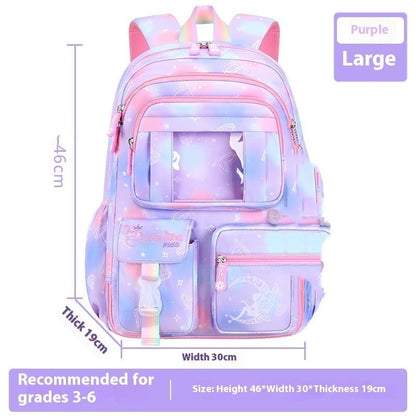 fantasy girl children backpack large capacity