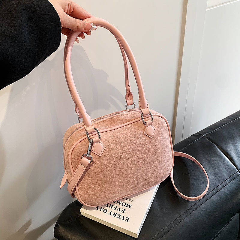 fashion special interest handbag womens crossbody suede