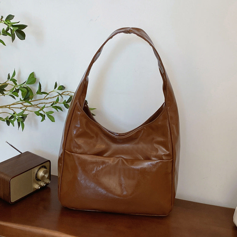 autumn and winter new simple commute underarm shoulder bag