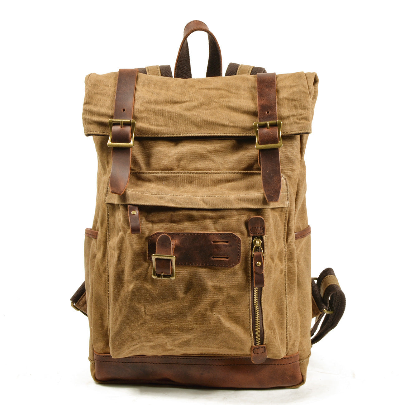 muchuan canvas outdoor mountaineering waterproof breathable travel backpack