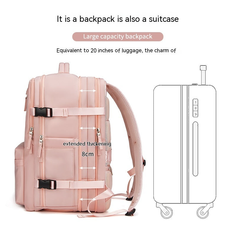 dry wet separation backpack large capacity leisure fashion schoolbag