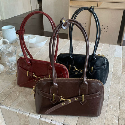 Retro Portable And Stylish Shoulder Bagcrossbody Bag