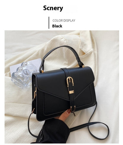 fashion casual womens one shoulder crossbody small square bag