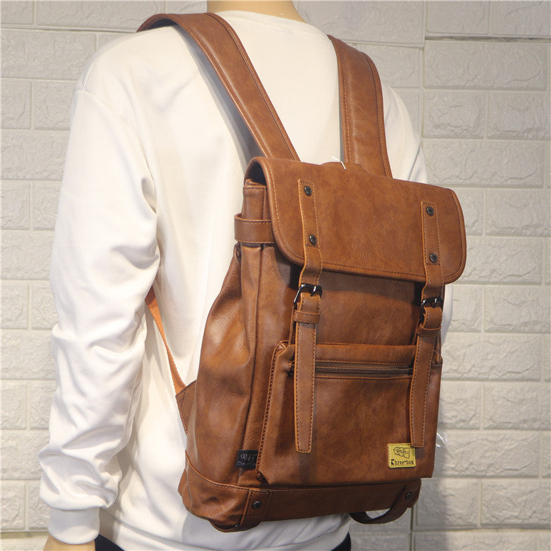 new mens backpack casual college style portable