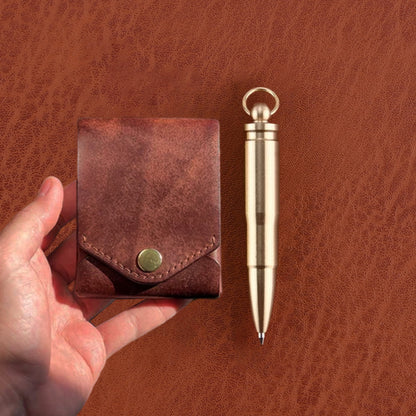 retro wallet mens design creative pen card holder