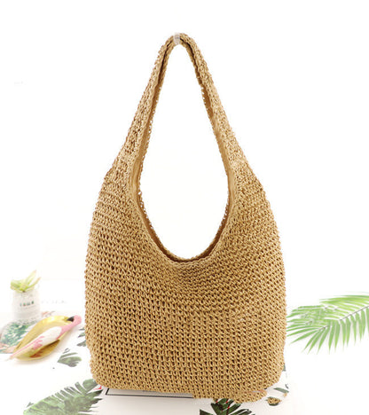 womens simple fashion woven bag