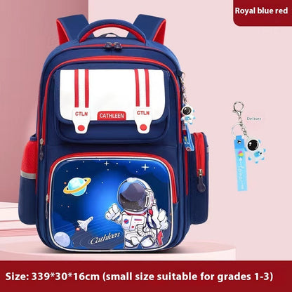 Student Waterproof And Lightweight Astronaut Cartoon Backpack