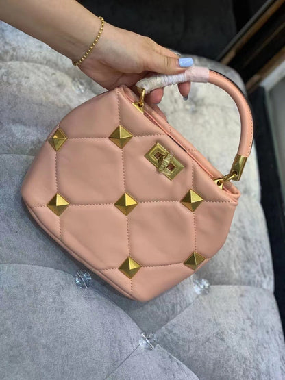 womens bag new high end personality rivet bag