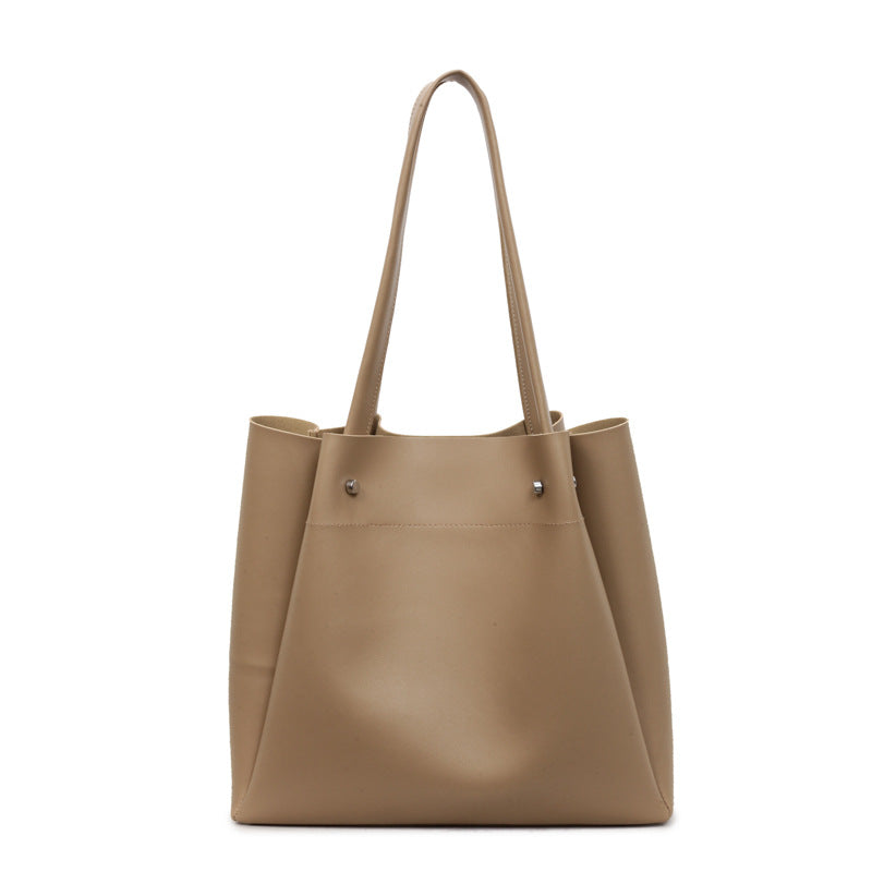 Large-capacity New-style Shoulder Bag Vintage High-end Minimalist