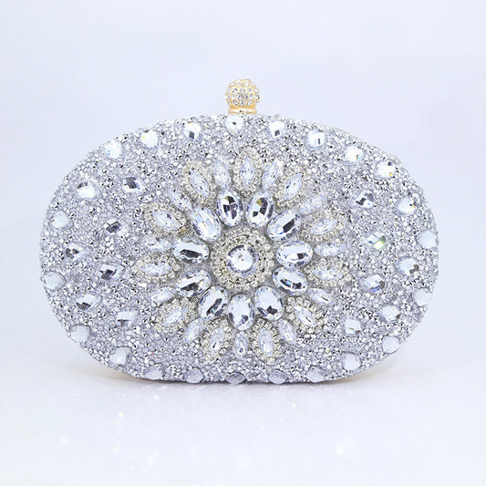 new sunflower diamond evening bag womens cheongsam formal dress evening handbag