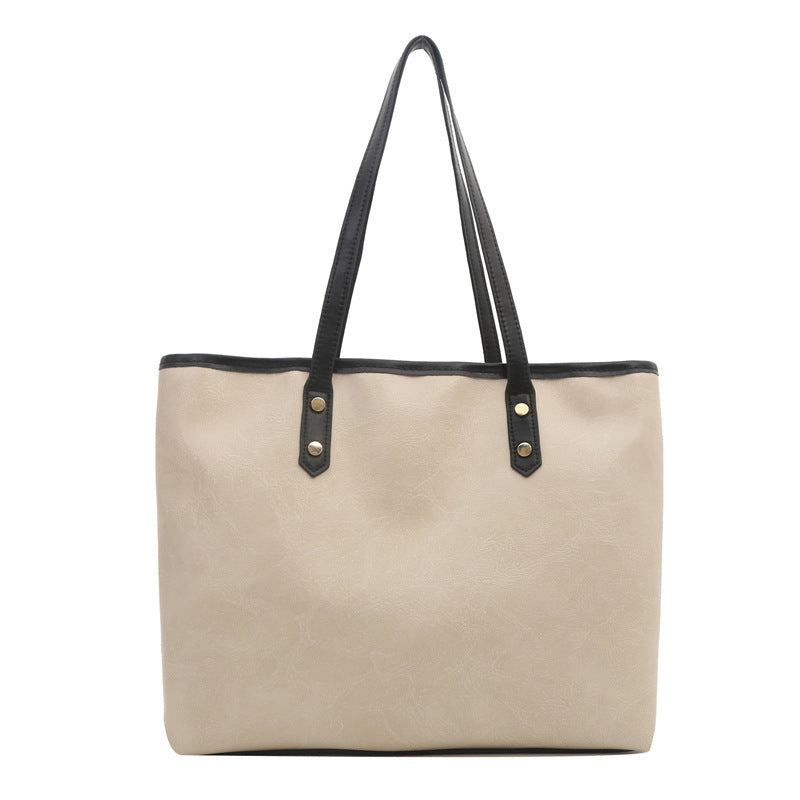 female versatile commuting shoulder tote bag