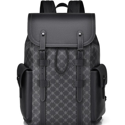 curved shoulder strap new mens casual business travel backpack
