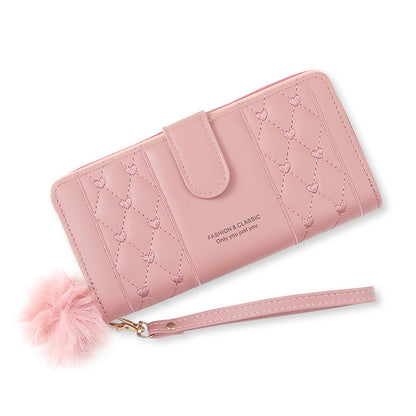 womens long niche design wallet