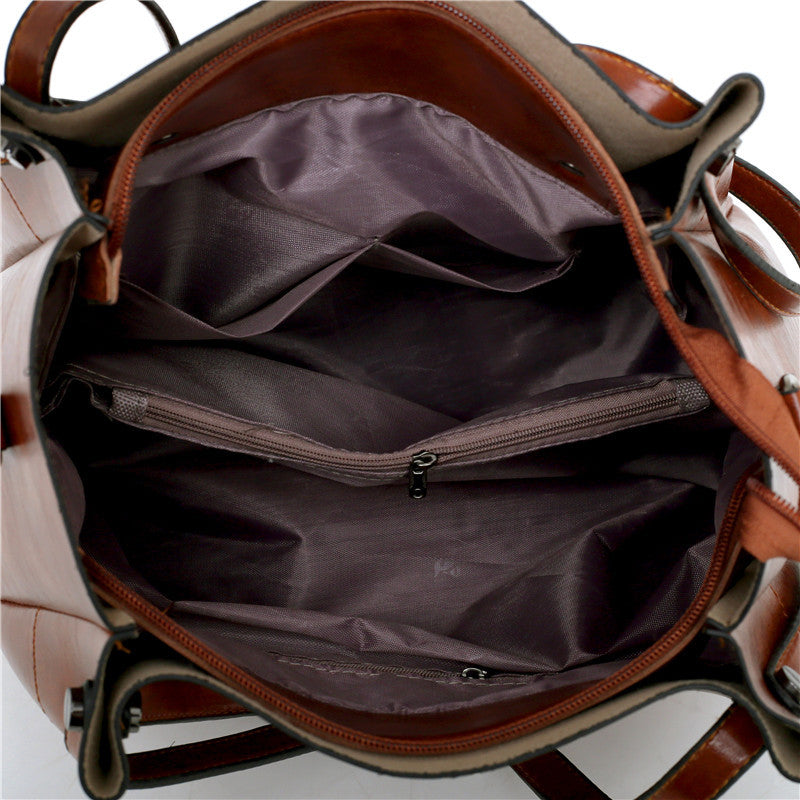 Womens New Retro Four-Piece Set Of Mother-and-Child Bags