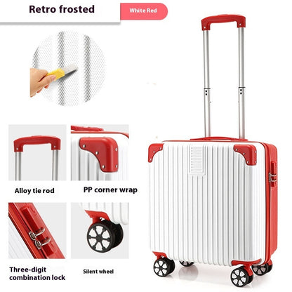 18 inch trolley case printed pattern luggage small children suitcase boarding bag suitcase